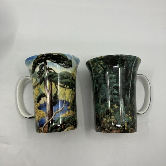 McIntosh Fine Bone China Old Masters Group of Seven Mug Set Gift Box - Picture 7 of 12